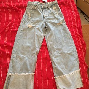 Zara Women's Wide Leg Jeans Size 6